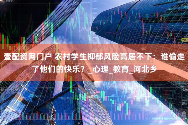 壹配资网门户 农村学生抑郁风险高居不下：谁偷走了他们的快乐？_心理_教育_河北乡